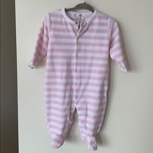 Kissy kissy fleece onesie